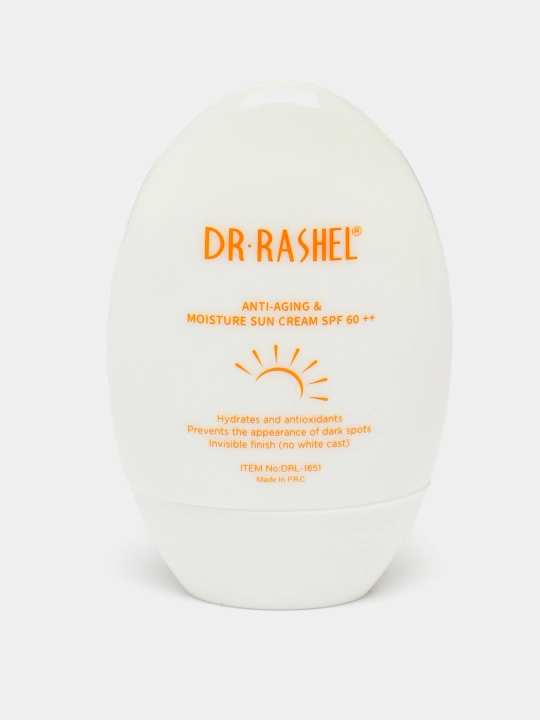 Quyosh krem Dr. Rashel spf 60+ anti-aging and moisture sun cream, 60 g