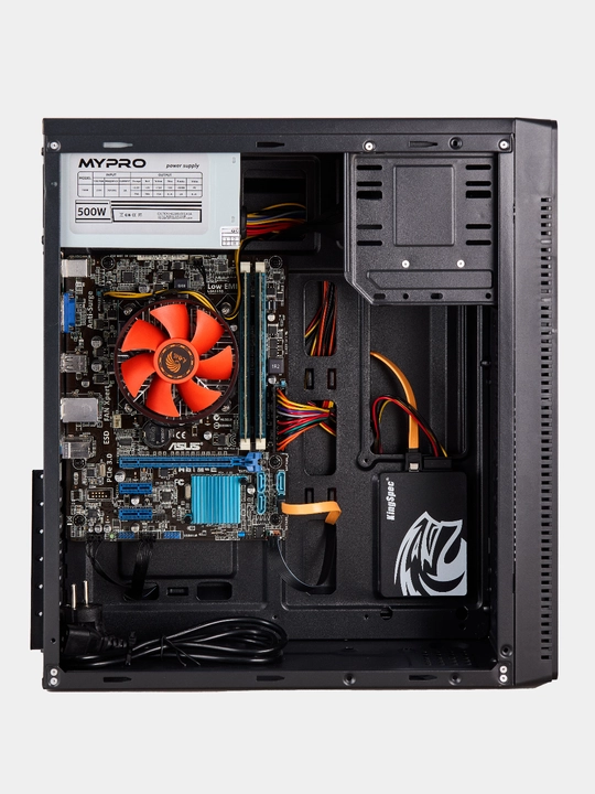 Kompyuter tizim bloki Intel Core i5 va i7, 4 yadroli 16 GB, qo'ng'iroqlar markazi ofislari va uylari uchun