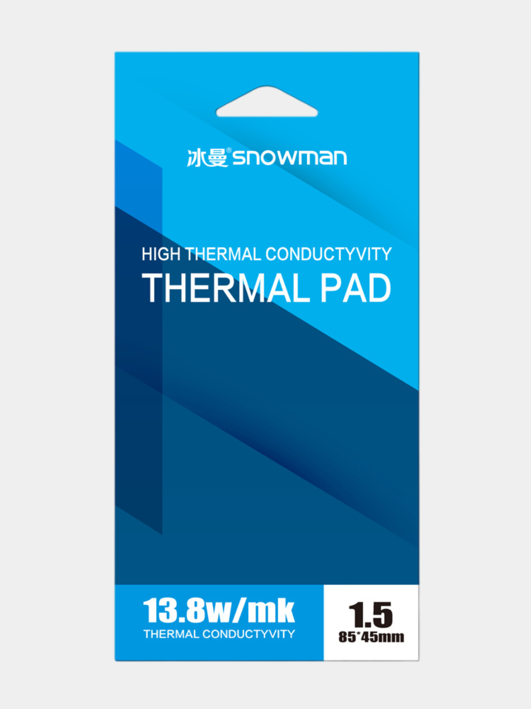 Termal prokladka Snowman, 13.8 Vt, 85 * 45 mm, video-grafik kartalar uchun