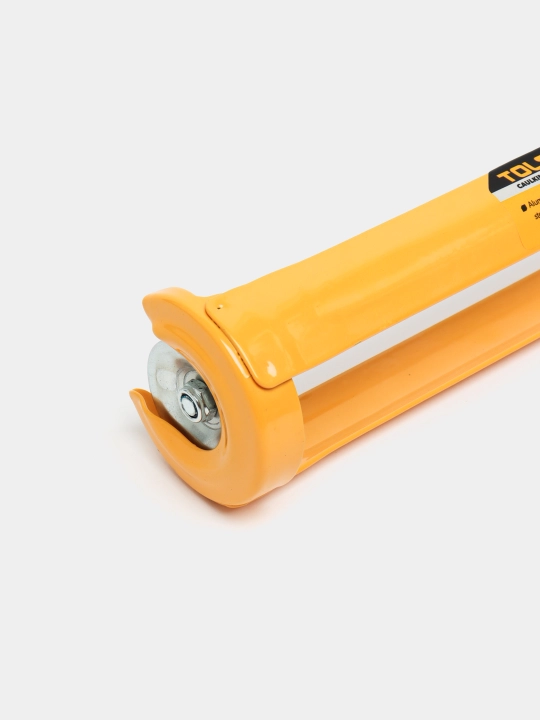 Silikon va germetik uchun pistolet, yarim ochiq, alyuminiy tutqichli, 225 mm, 9 dyuym