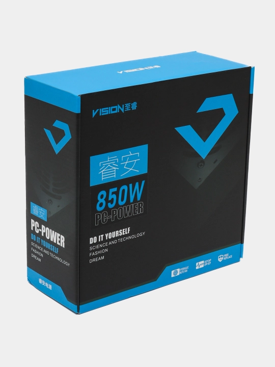 Kompyuter quvvat manbai o'yin uchun Vision 850W-750W
