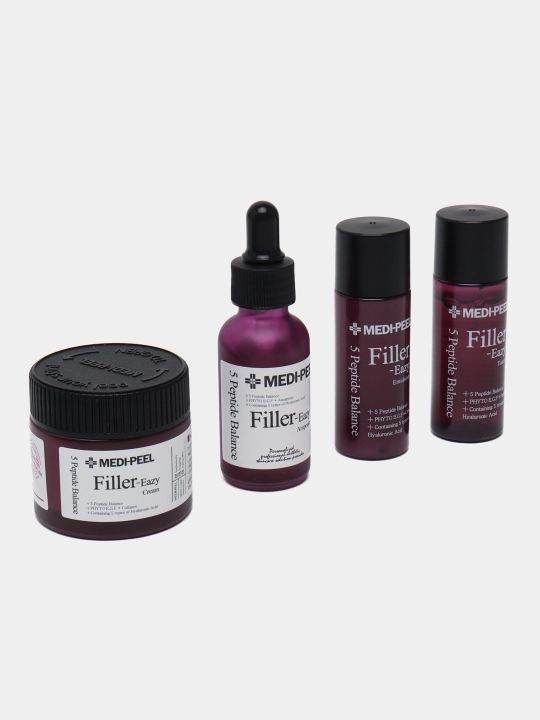 Набор для ухода за лицом, MEDIPEEL+, Glutathione 600, Peptide bor-tox, Glutathione hyal aqua, Algo-tox, Filler-eazy