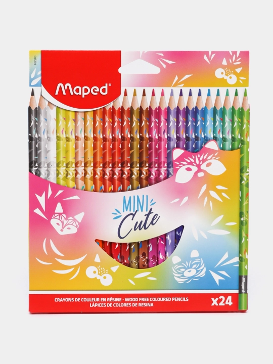 Цветные карандаши Maped Mini Cute, 24 цвета, 862203 q0000017112 - 