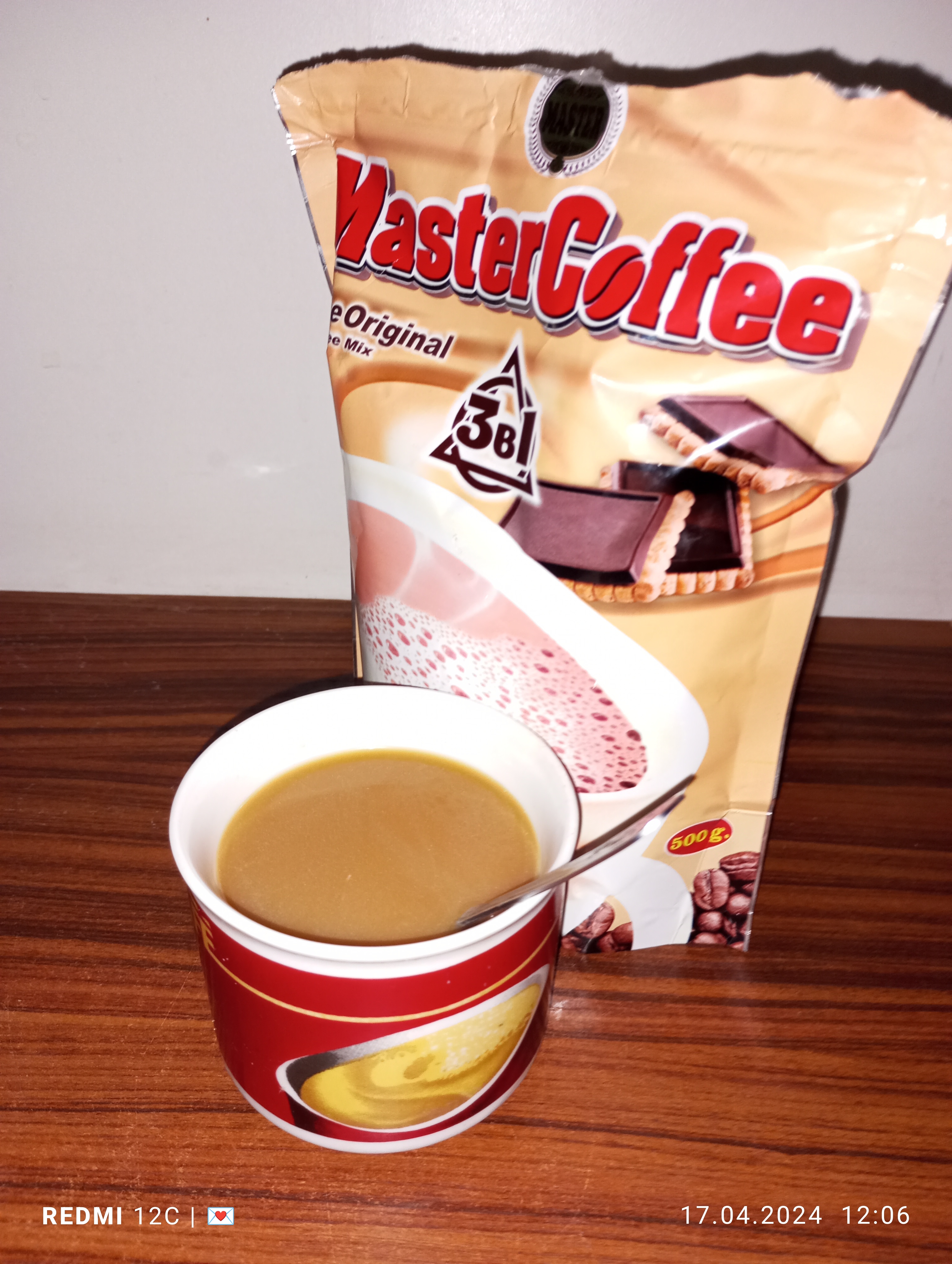 Кофе растворимый MasterCoffee, 3 в 1, 500 г