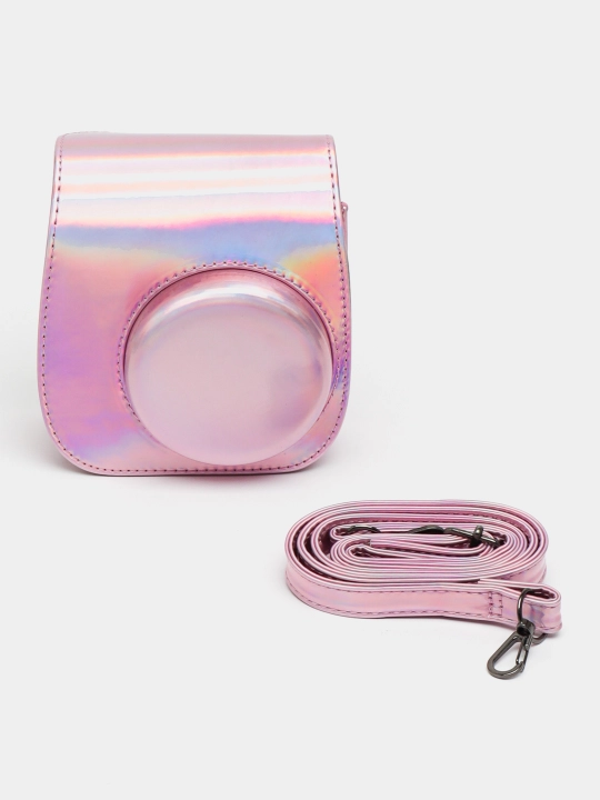 Tasma bilan charm g'ilof, keys Instax mini 12, mini 11, mini 7+/SE uchun