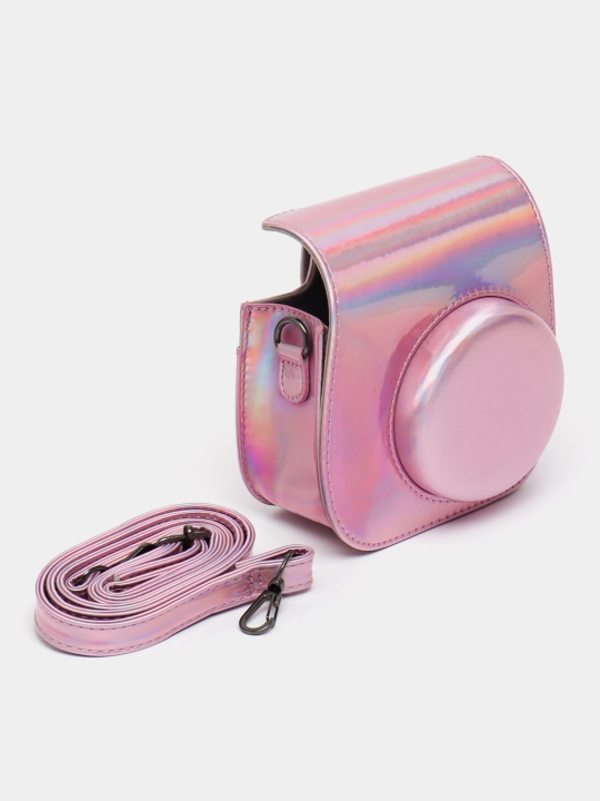 Tasma bilan charm g'ilof, keys Instax mini 12, mini 11, mini 7+/SE uchun