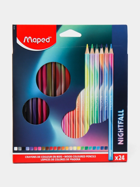 Rangli qalam Maped  NightFall, 24 ta rang 831702 q0000017116 - 