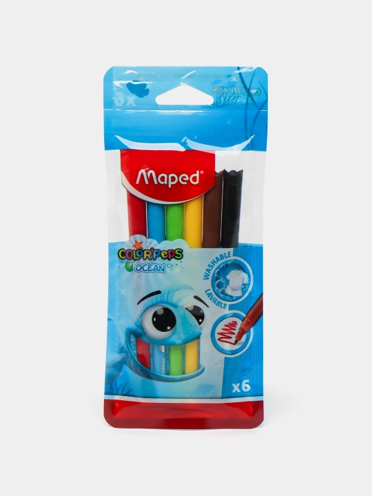 Flomasterlar Maped Okean, 6 rang 845723 q0000000142