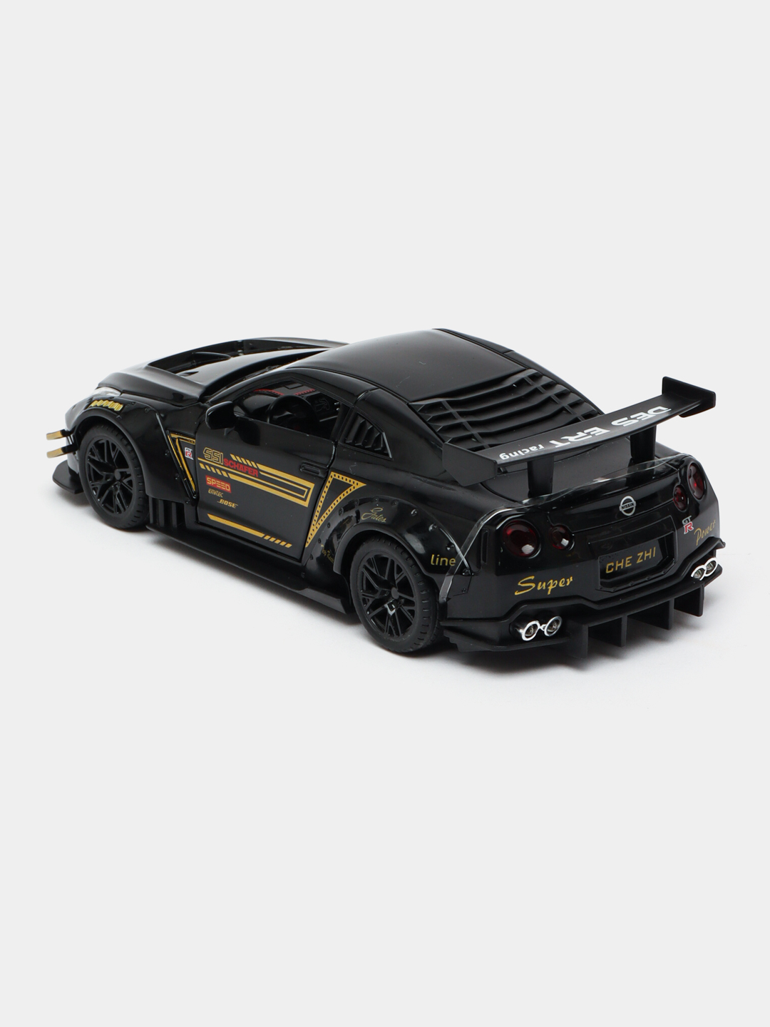 Металлическая машинка 1:24 Nissan GTR , инерционная, свет, звук, 20 см  купить по низким ценам в интернет-магазине Uzum (999324)