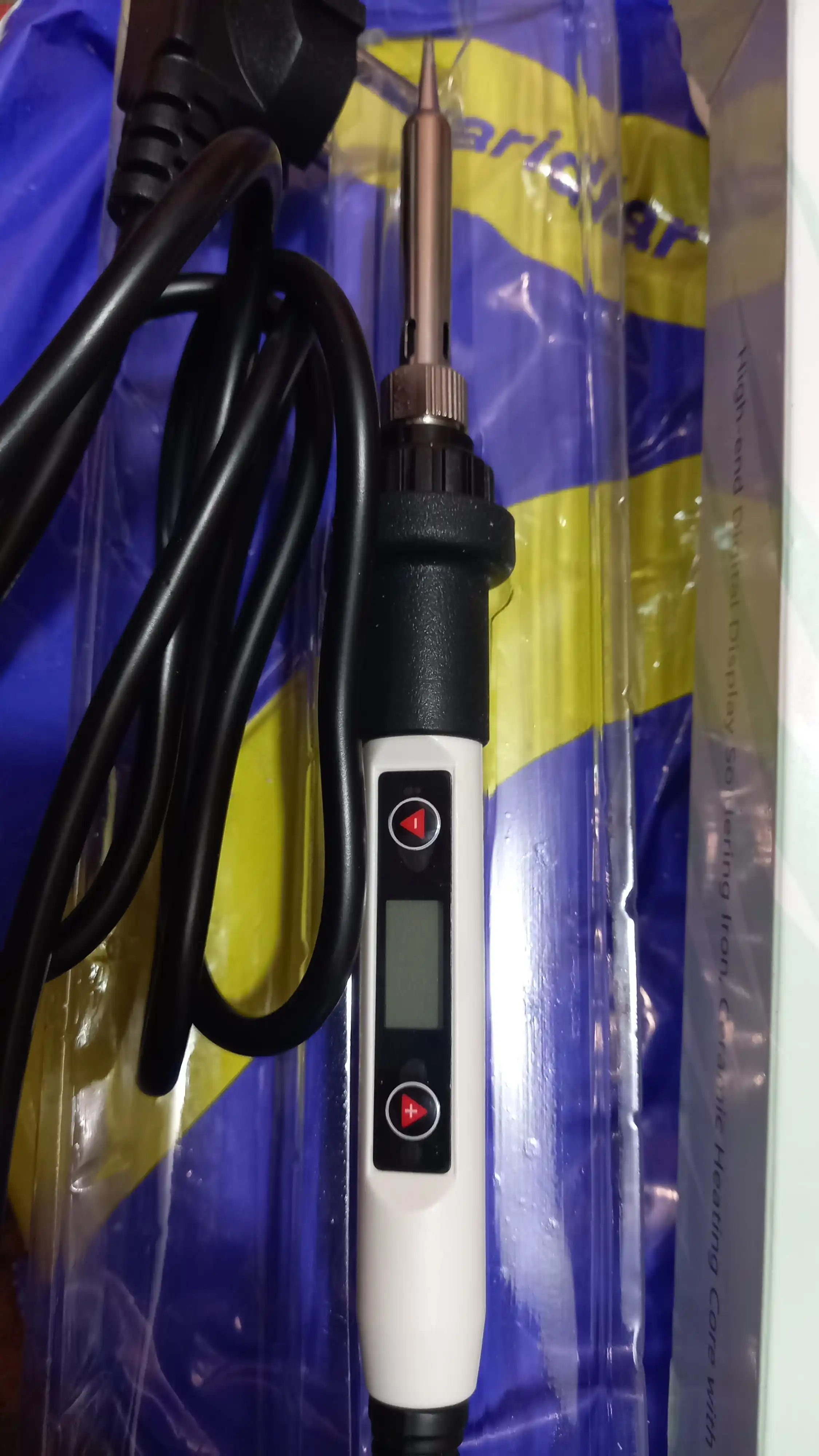 Elektro payalnik, 80 Vt, termoregulyatorli tez isitish va tez termal tiklanish bilan