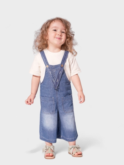 Детский джинсовый комбинезон для девочек Modkids