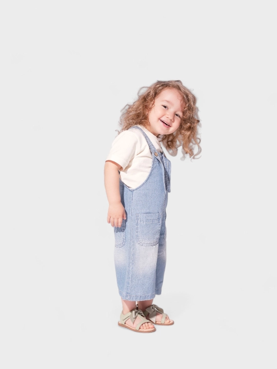 Детский джинсовый комбинезон для девочек Modkids