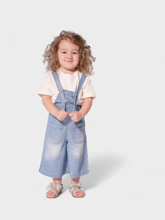 Детский джинсовый комбинезон для девочек Modkids