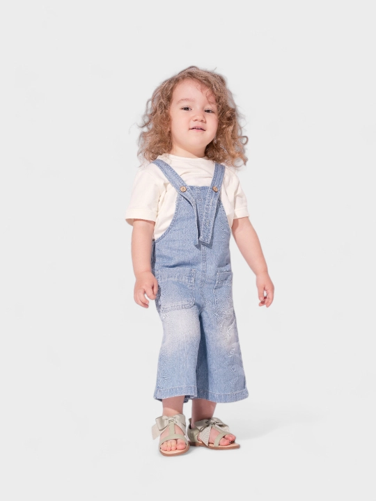 Детский джинсовый комбинезон для девочек Modkids