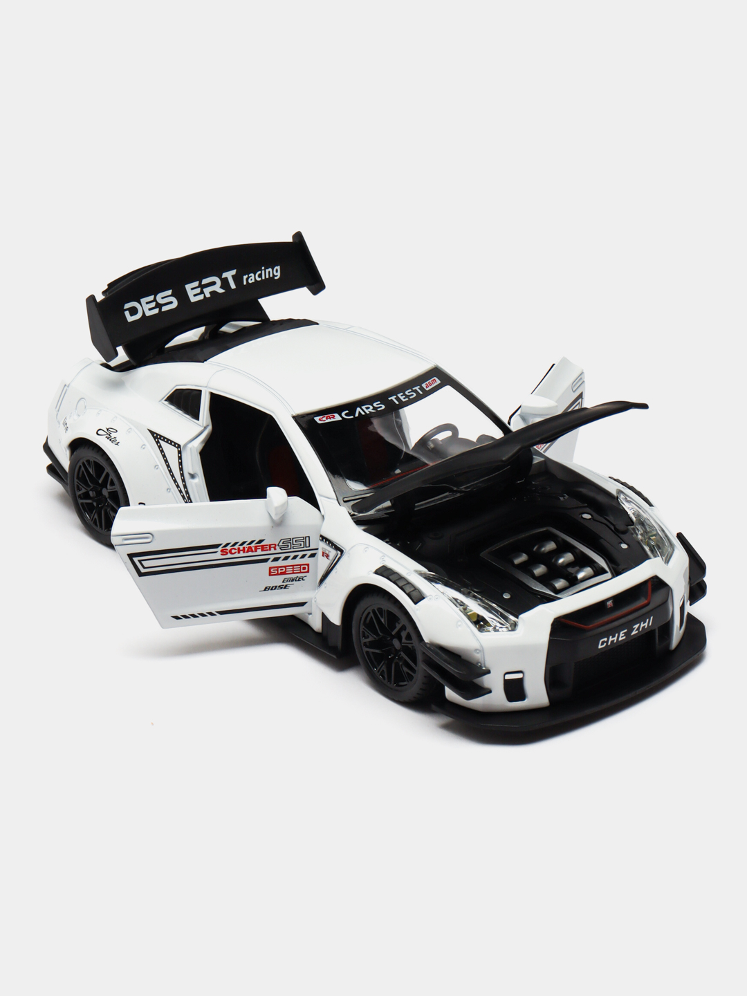 Металлическая машинка 1:24 Nissan GTR , инерционная, свет, звук, 20 см  купить по низким ценам в интернет-магазине Uzum (999324)