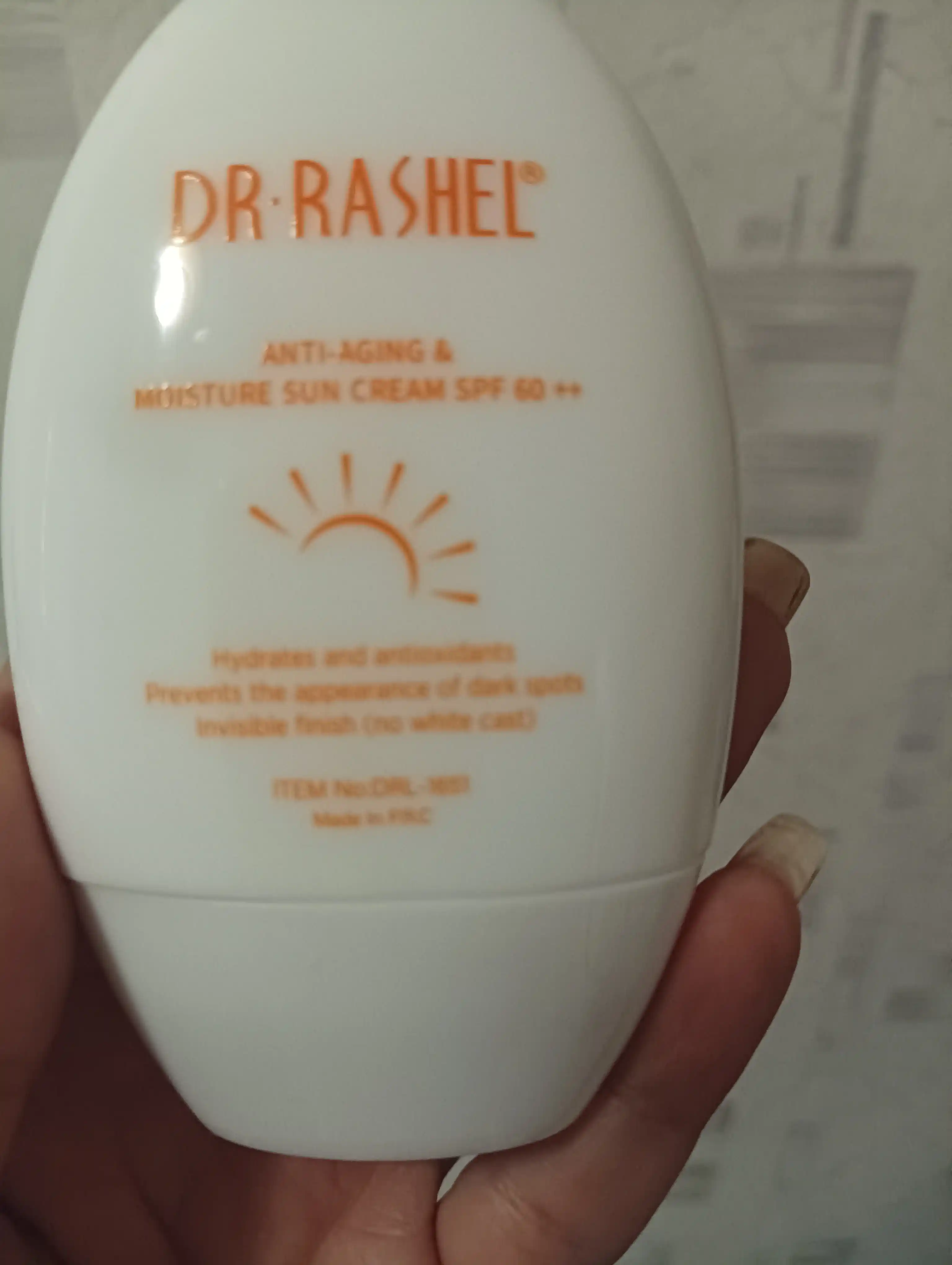 Quyosh krem Dr. Rashel spf 60+ anti-aging and moisture sun cream, 60 g