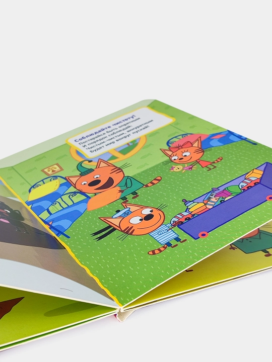 Серия детских обучающих книжек с героями мультфильма "Три кота"