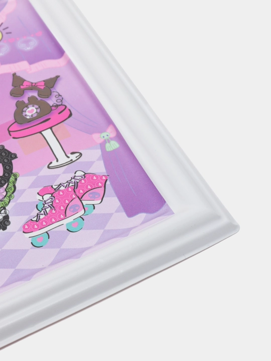 Kuromi Sanrio olmosli mozaikasi, kristall rasm, ijod uchun to'plam, 17 * 13.5 sm