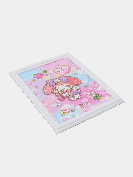 Kuromi Sanrio olmosli mozaikasi, kristall rasm, ijod uchun to'plam, 17 * 13.5 sm