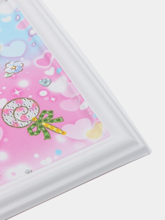 Kuromi Sanrio olmosli mozaikasi, kristall rasm, ijod uchun to'plam, 17 * 13.5 sm