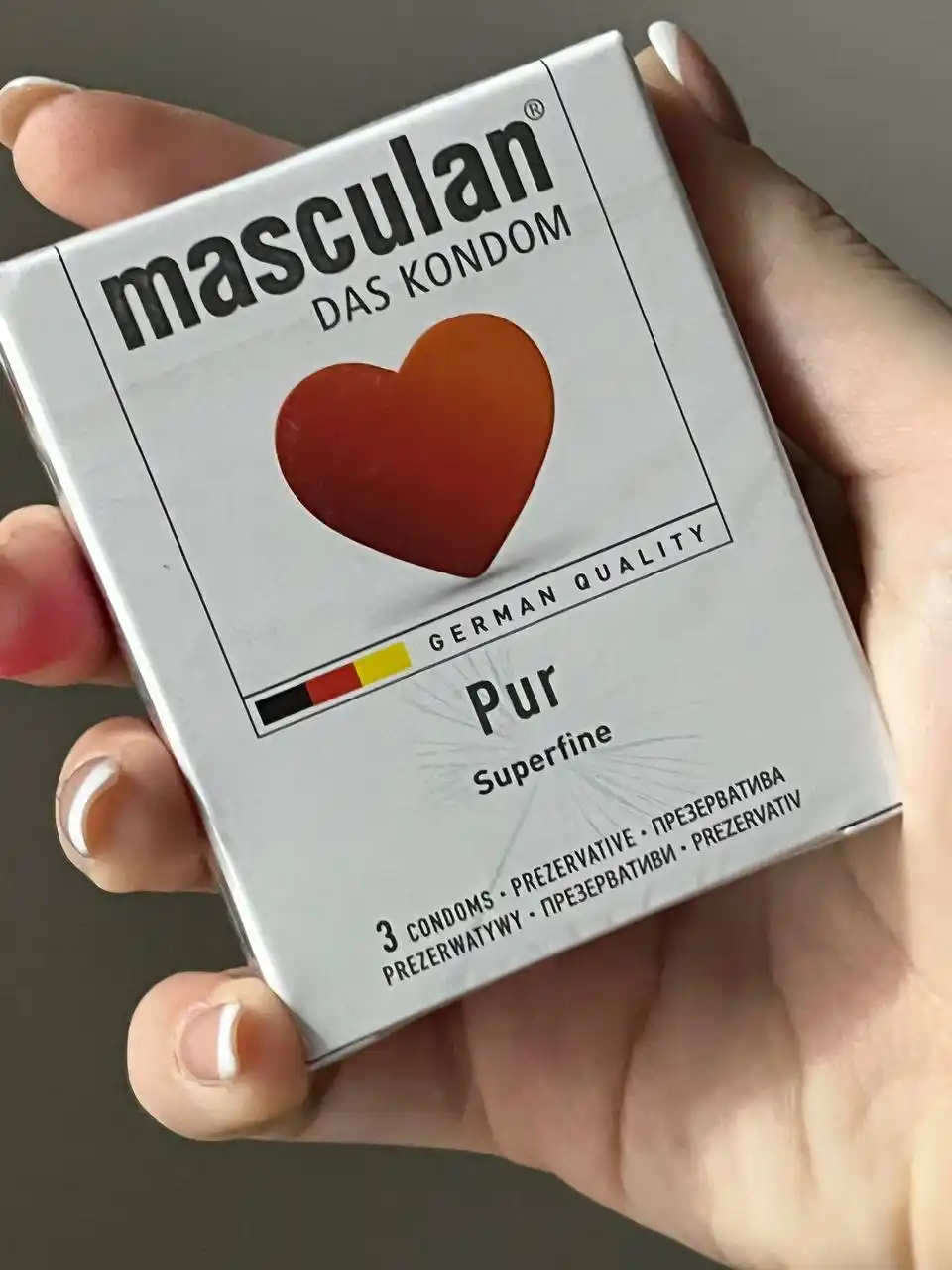Презервативы "Masculan", из натурального латекса со смазкой, 3 шт