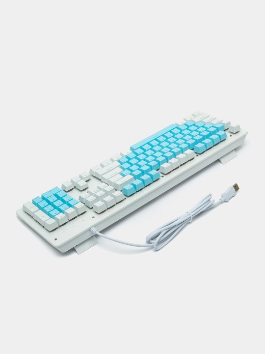 O'yin mexanik klaviaturasi BIOJJE 104 tugmalari RGB yoritilgan