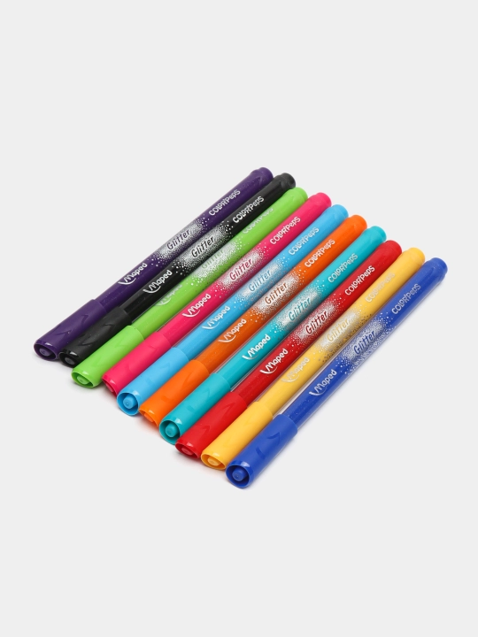 Фломастеры Maped Color Pep Glitter, 10 цветов 847110 q0000017104