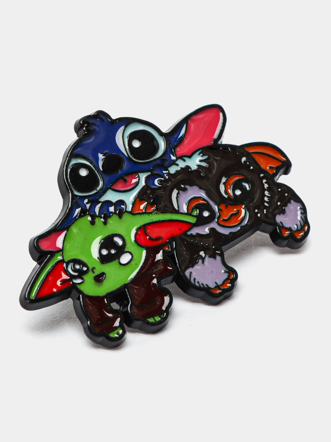 Metall nishonlar, kiyim uchun pin "Pikachu, Lilo va Stitch"
