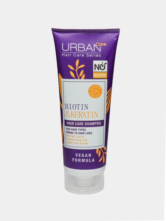 Шампунь для волос Urban Care, с биотином и кератином, 250 мл