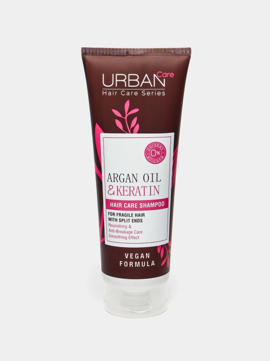 Шампунь для волос Urban Care, с аргановым маслом и кератином, 250 мл - 