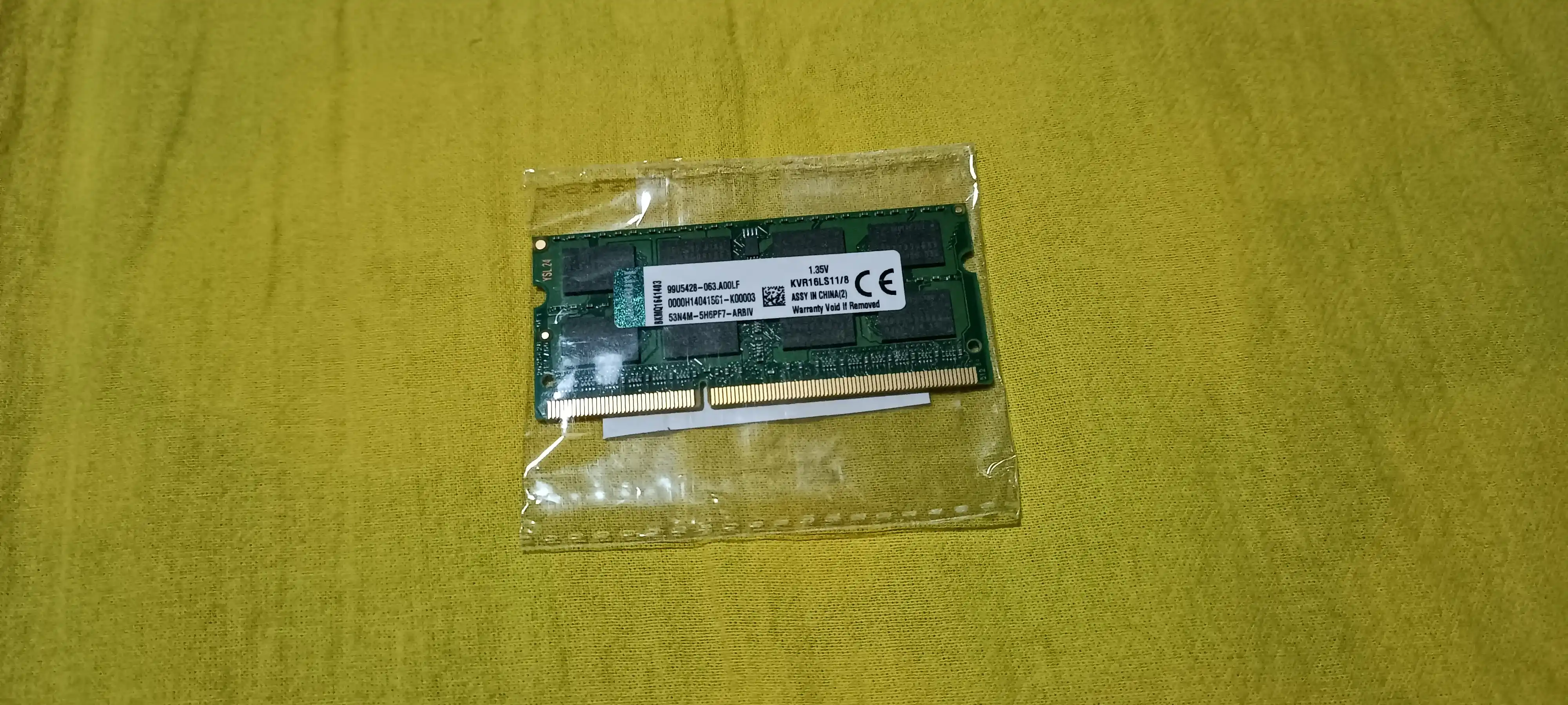 Оперативная память Kingston 8 ГБ DDR3 1600 МГц, SODIMM для ноутбука