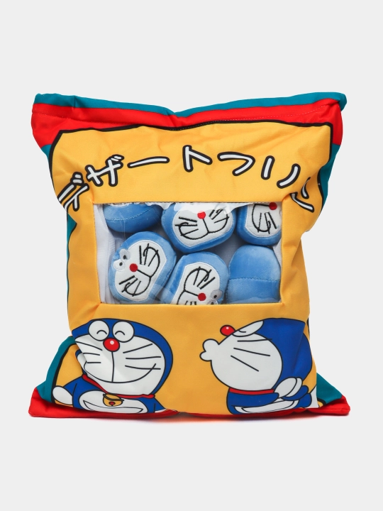 Мягкая игрушка подушка, с вынимаемыми мини-игрушками внутри