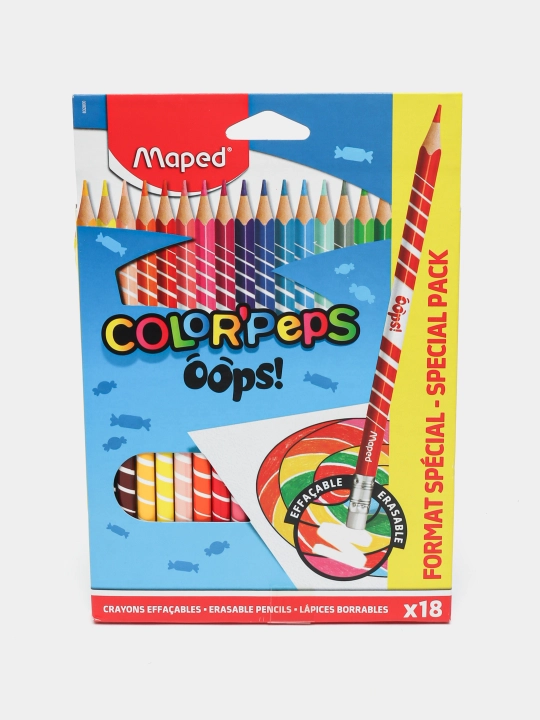 Rangli qalamlar Maped, 18 rang,  832800 q0000013524 - 