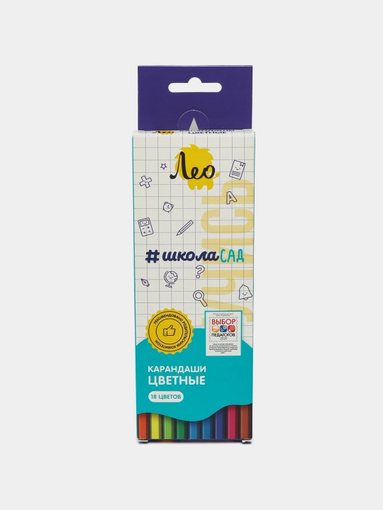 Rangli qalamlar Leo Uchis' LSCP 18, o'tkir, 8 x 18 ranglar q0000017826 - 