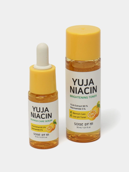 Yuzni uchun parvarish to'plami Some By Mi, Yuja Niacin, Acne, AHA-BHA-PHA 30 days