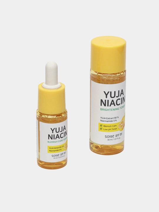 Yuzni uchun parvarish to'plami Some By Mi, Yuja Niacin, Acne, AHA-BHA-PHA 30 days