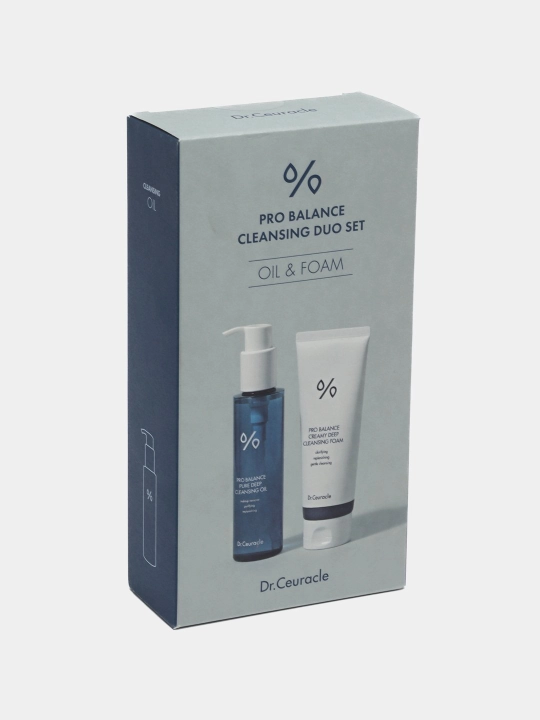 Набор косметики для умывания Dr.Ceuracle Pro Balance CleansingDuo, гидрофильное масло, пенка