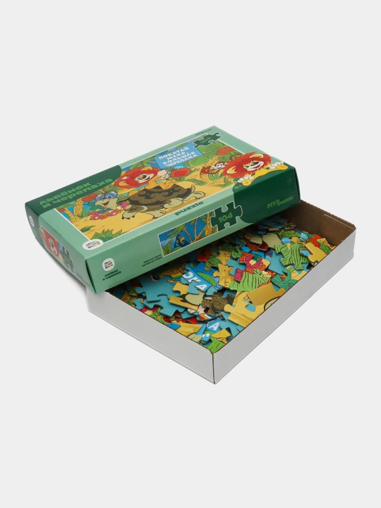 Mozaikа puzzle 104 "Arslon bolasi va toshbaqa", 74075 q0000039469
