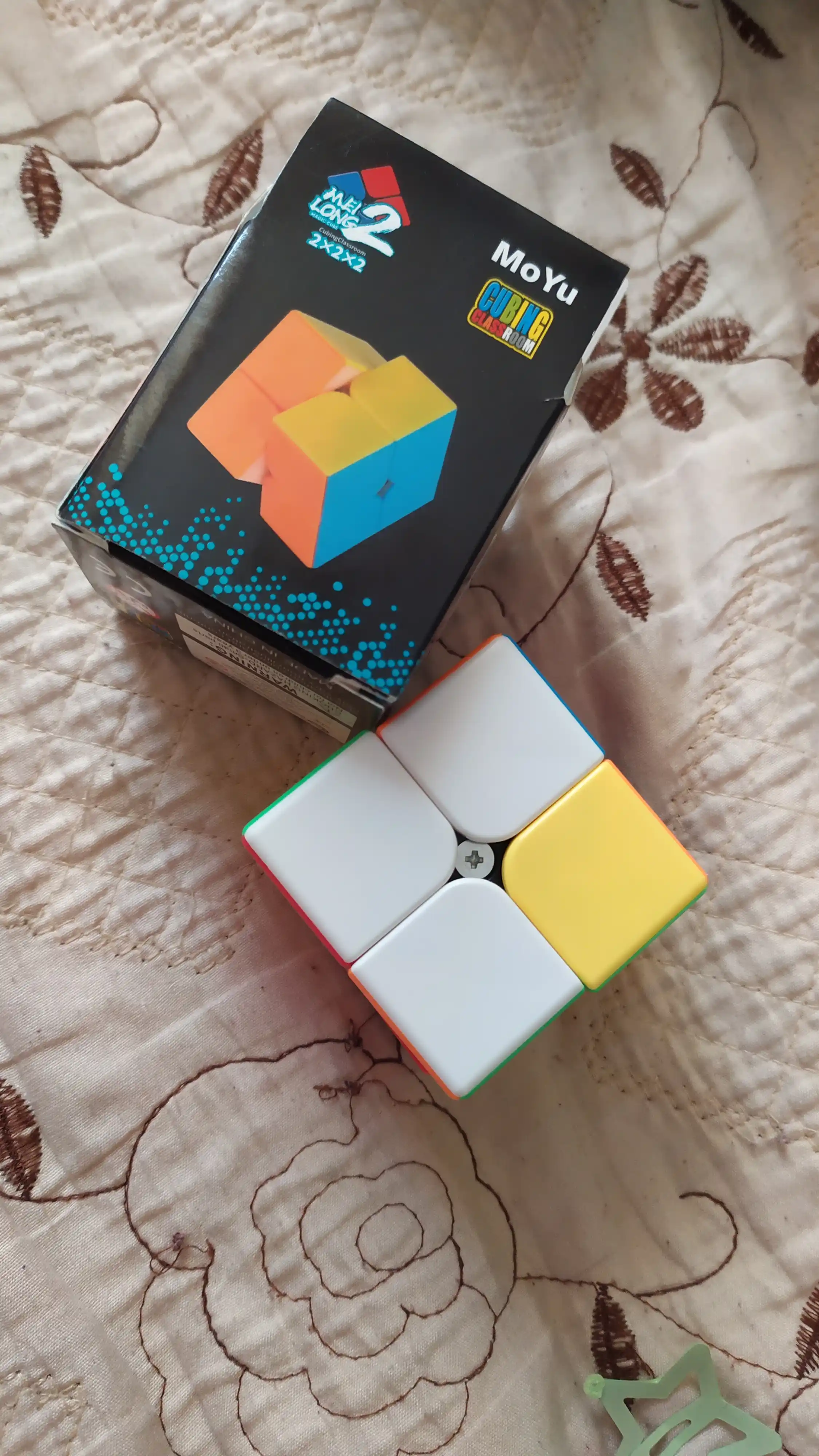 Boshqotirma Kubik Rubik, rivojlantiruvchi o'yinchoq, antistress, 2 * 2