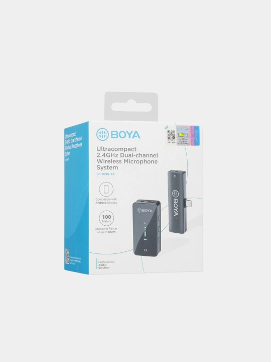 BOYA BY-XM6-S5 профессиональный беспроводной микрофон для устройств Type C
