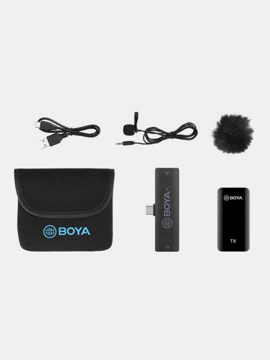 BOYA BY-XM6-S5 профессиональный беспроводной микрофон для устройств Type C