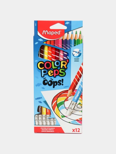 Карандаши цветные Maped Colorpeps Oops 12 цветов, 832812 q0000010708 — MAPEDST-MAPE723