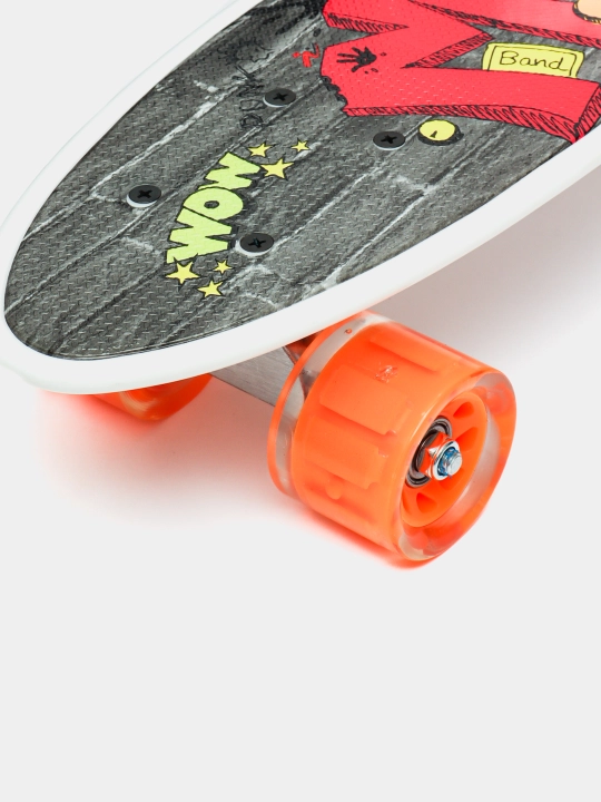 Tempus, pennyboard "R. 22 yorug'lik g'ildiraklar Art.HD-A003 Scull", bolalar uchun