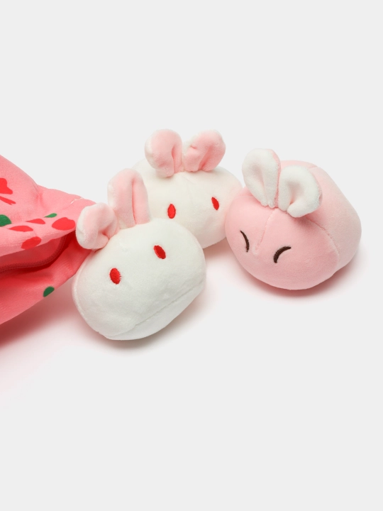 Мягкая игрушка подушка, с вынимаемыми мини-игрушками внутри