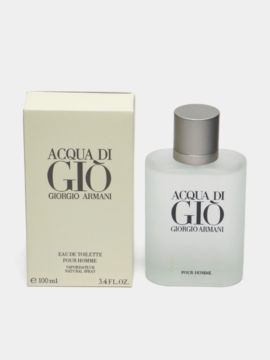 Erkaklar uchun xushbo'ylangan suv Acqua di Gio, 100 ml