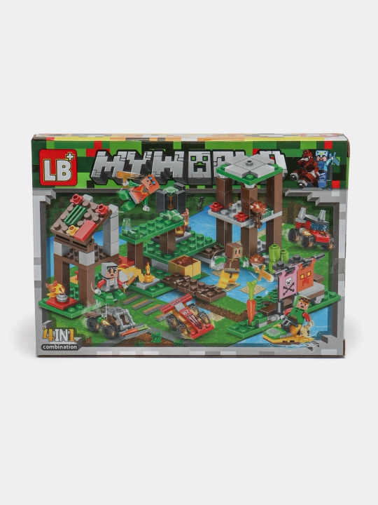 Конструктор Лего My world совместим с Lego Minecraft, Cube world