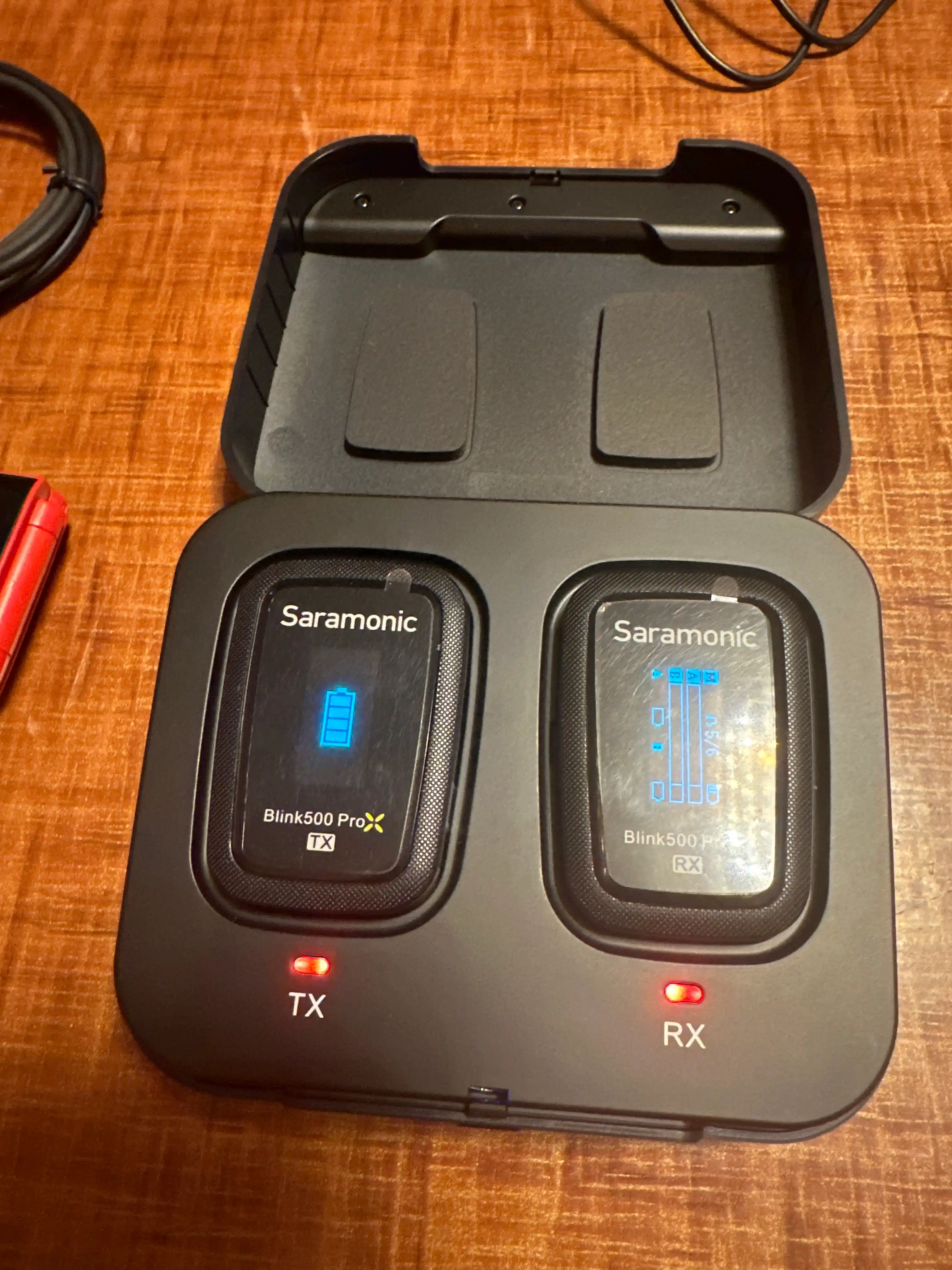 Saramonic Blink 500 ProX B1, B2 ikki kanalli simsiz mikrofon tizimi, petlichka