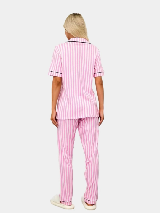 Ayollar muslin pijamasi Maysar, 100% paxta