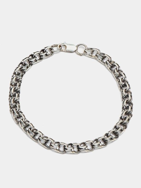 Erkaklar uchun kumush zanjir, 925 proba, Sumayya Silver - 