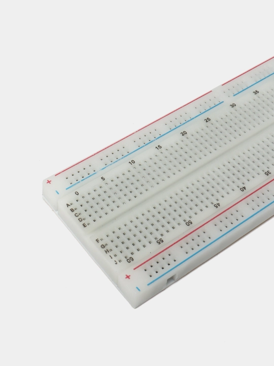 Breadboard MB102 830 nuqtali maket platasi, zavod qadoqida